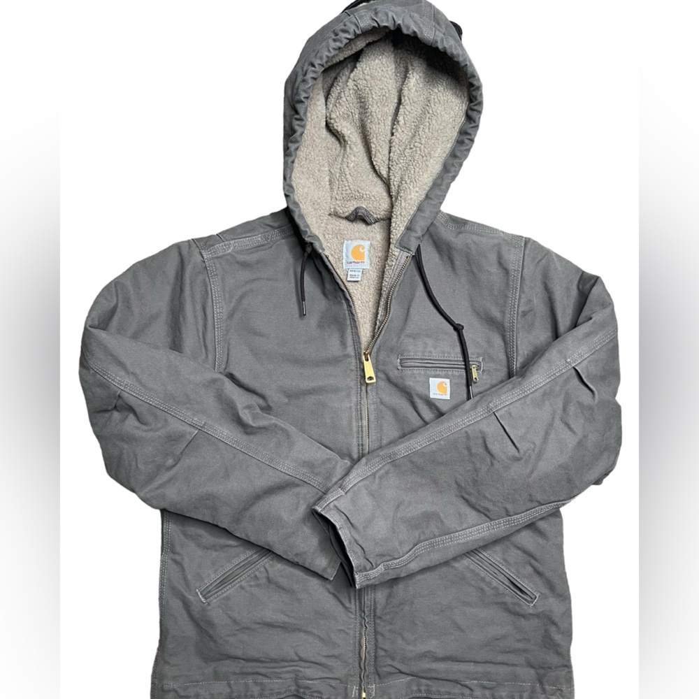Carhartt Sherpa lined Zip-up jacket